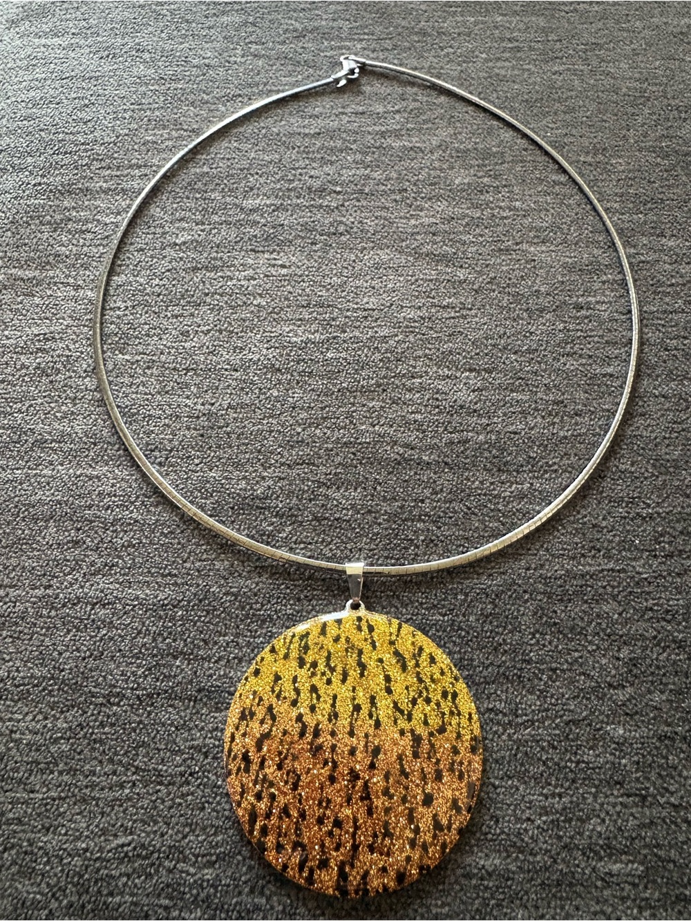 Itaor Italy Sterling Silver and Stainless Steel Necklace